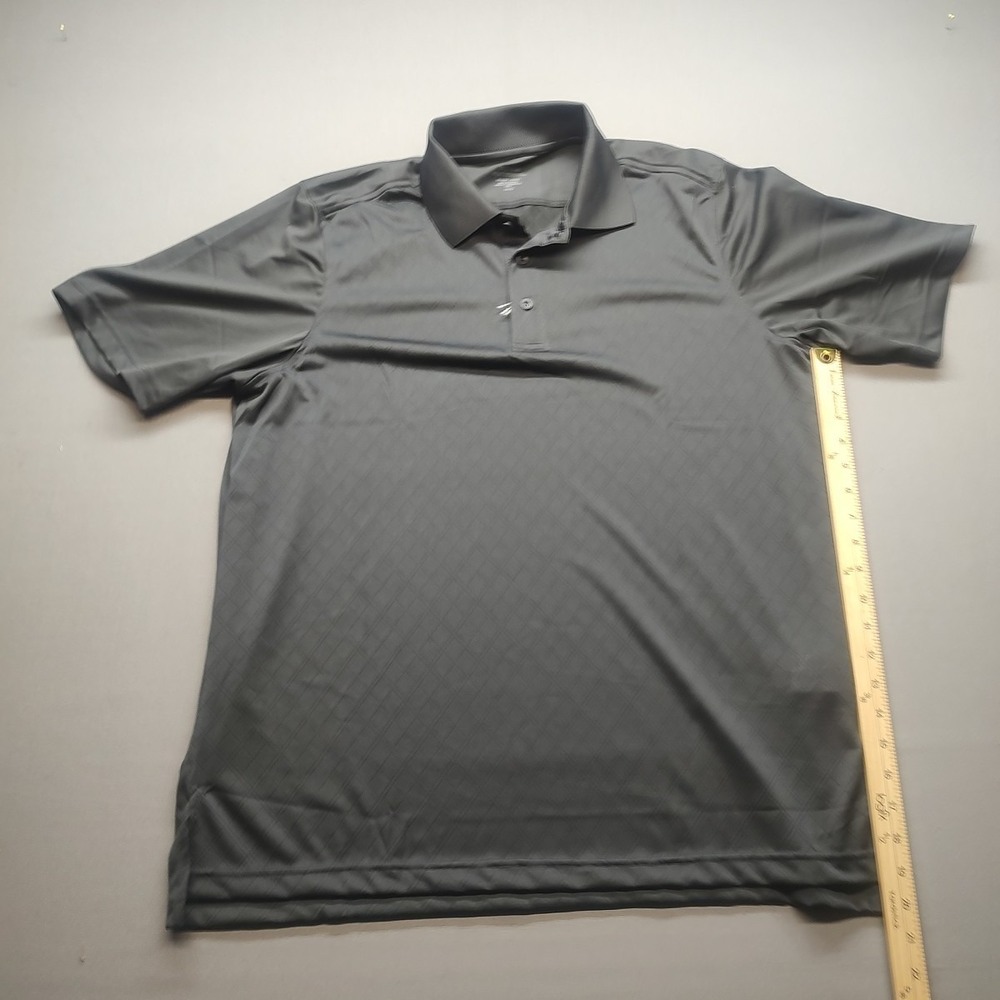 Extreme Performance Men's Polo Gray Size Extra Large/TG 100% Polyester